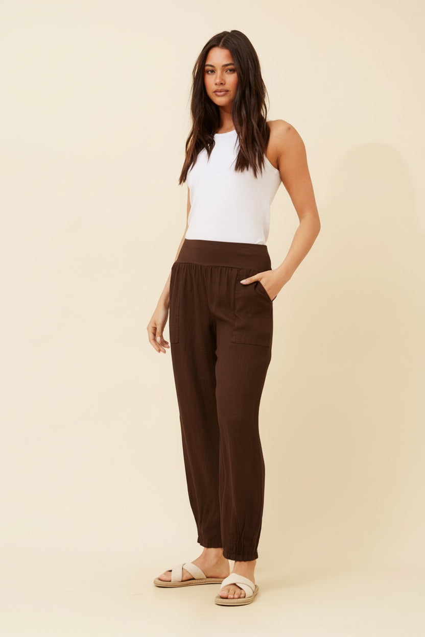 Edie Pants (BITTER CHOCOLATE)