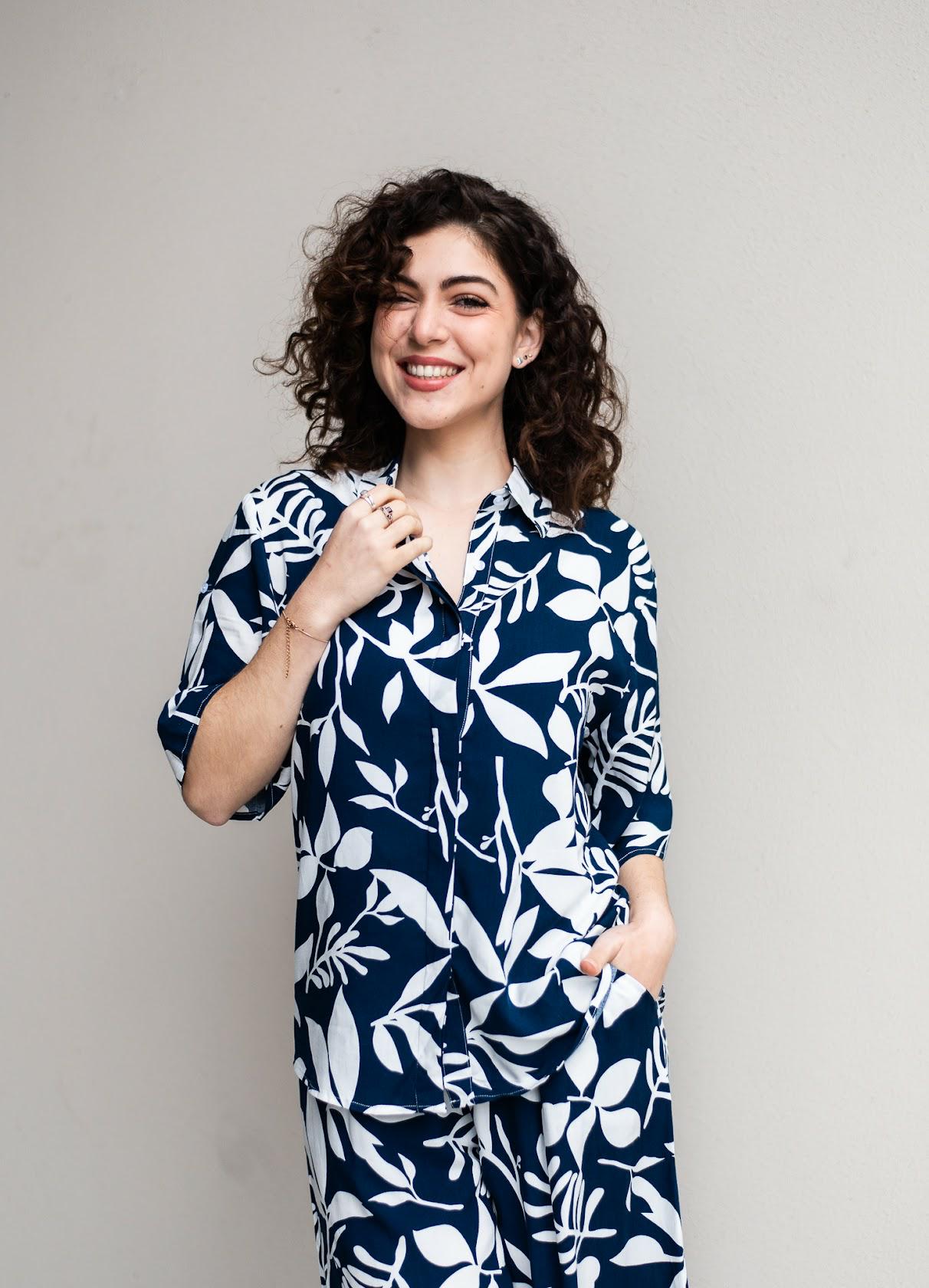 Gigi Top (Navy)
