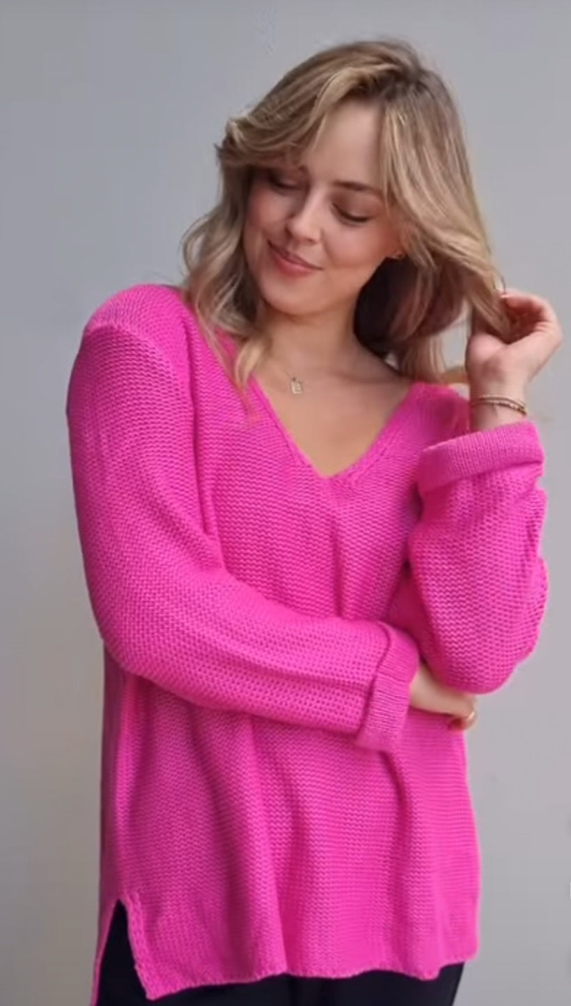 Courtney Knit (Berry Pink)