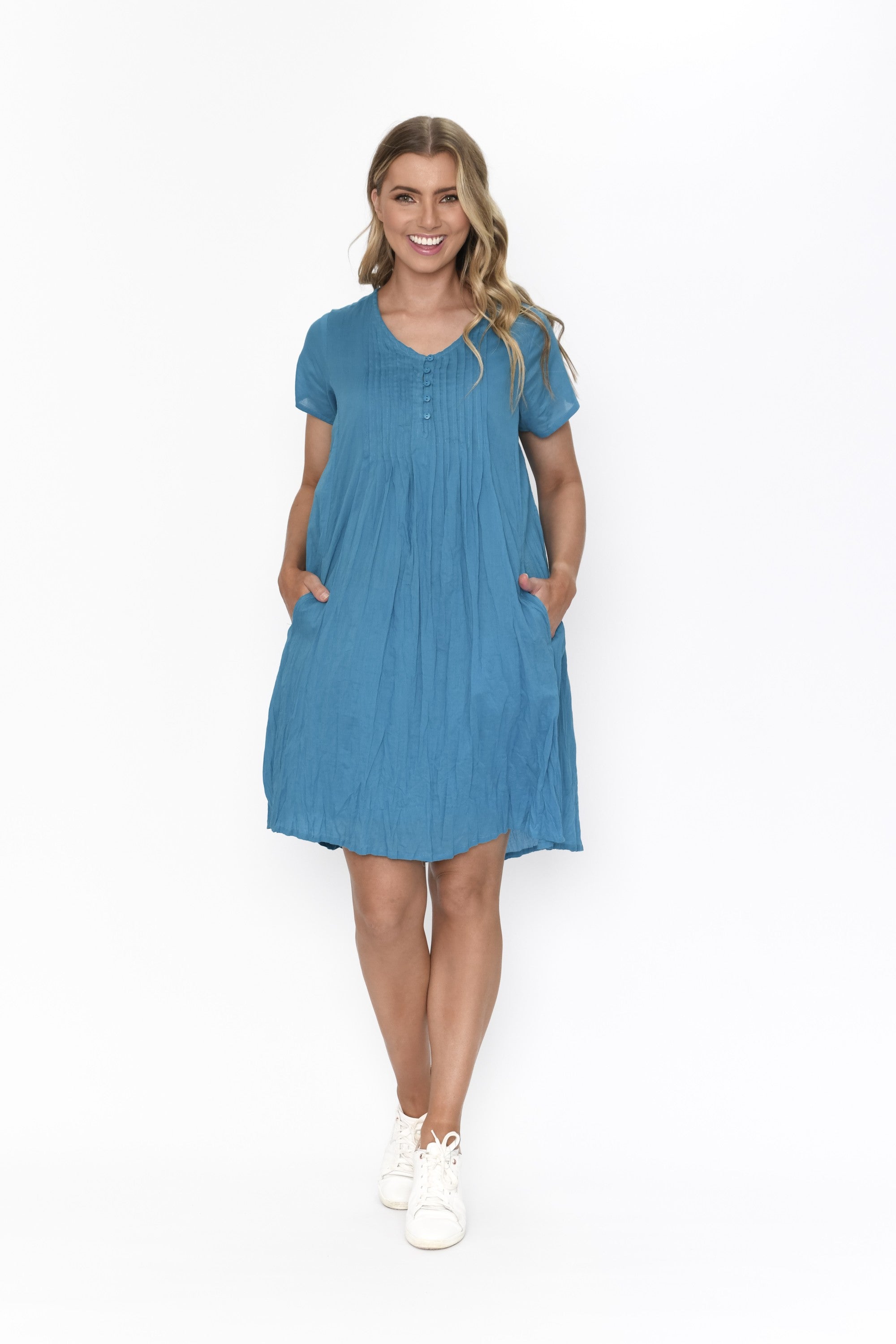 Taylor Dress - Jewel Blue