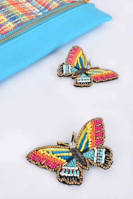 Statement Butterfly Garden Earrings